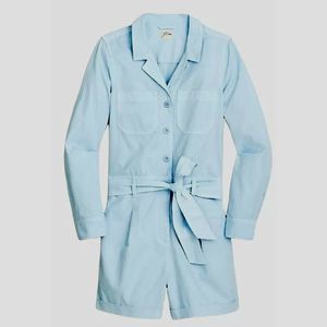 J. Crew Womens NWT $148 Foundry Chino Shorts Coveralls Jumpsuit Romper Size 4